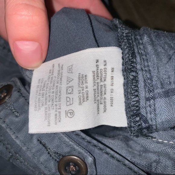 Pilcro and the Letterpress “Hyphen” Low Rise Chinos Pants‎ Blue  Grey Size 28 - Picture 9 of 13
